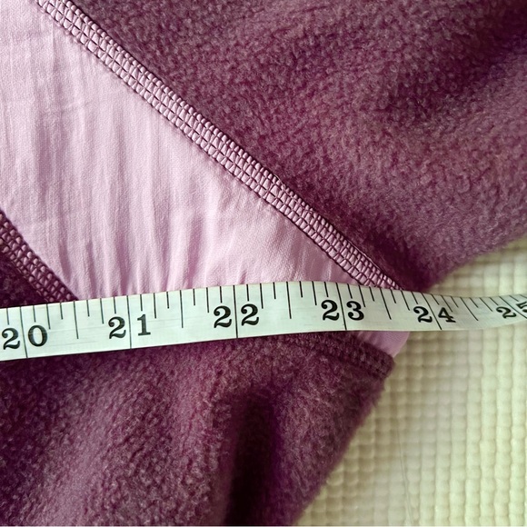 Free People Movement So Fly Half Zip Purple Boysenberry Combo Sweatshirt - Picture 12 of 16